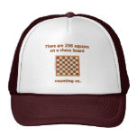 206 Chess Squares Mesh Hats