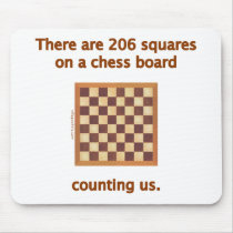 206 Chess Squares Mousepads