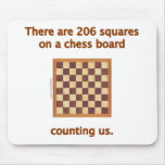 206 Chess Squares Mousepads