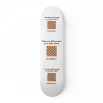206 Chess Squares Custom Skate Board