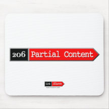 206 - Partial Content Mousepad