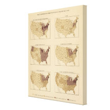 207 Manufactures/sq mile Canvas Prints