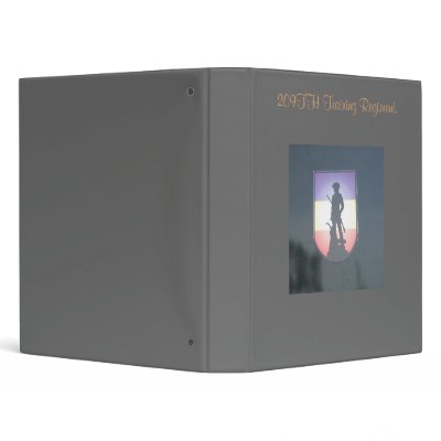 209TH Training Regiment. Binder by roy902