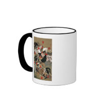 20. 群鶏図, 若冲 Flock of Roosters, Jakuchu Coffee Mug