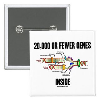 20,000 Or Fewer Genes Inside (DNA Replication) Buttons
