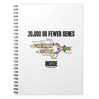 20,000 Or Fewer Genes Inside (DNA Replication) Spiral Note Book