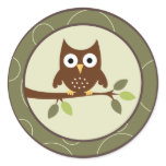20 - 1.5" Envelope Seals Forrest Animal Owl Deer Stickers