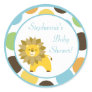 20 - 1.5"  Favor Stickers Jungle King Lion Safari