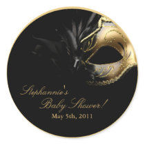 20 - 1.5"  Favor Stickers Masquerade Mask Sweet 16