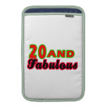 20 and Fabulous Birthday Designs ipad sleeves
