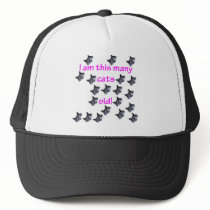 20 Cat Heads Old Mesh Hat