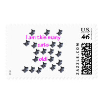 20 Cat Heads Old Postage