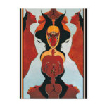 20 Faces - Tribal Dance Post Card