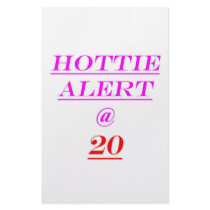 20 Hottie Alert stationery