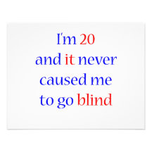 20 Never gone blind Invite