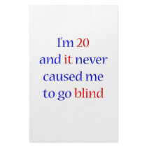 20 Never gone blind stationery