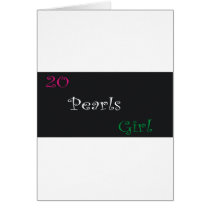 20 pearls cards