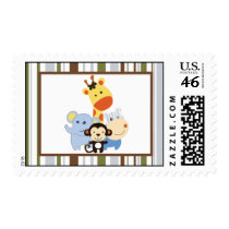 20 Postage Stamps Jungle Play