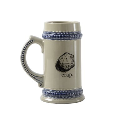 20 sided die crap luck mugs by kerilea