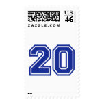 20 - twenty stamp