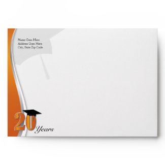 20 Year Class Reunion Envelope envelope