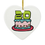 20 Year Old Birthday Cake Ornaments