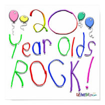 20 Year Olds Rock ! posters