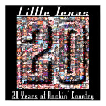 20 Years of Rockin' Country Poster Limited Edition posters by littletexas 20 Years of Rockin' Country Poster Limited Edition posters