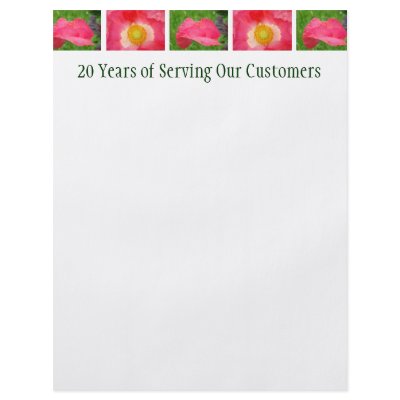 20 Years of Serving Our Customers Flyers Poppies by Basleeartprintgifts