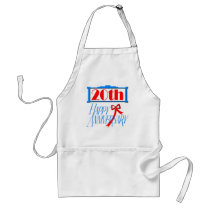 20th anniversary 2 aprons