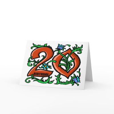 20th Birthday Card by birthday_gifts
