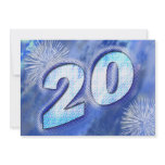 20th birthday party invitation