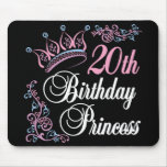 20th Birthday Princess Mouse Mats
