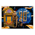 20th Birthday, sexy female with juke box cards by moonlake 20th Birthday, sexy female with juke box cards