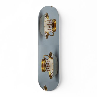 20th century coffee cup and saucer, Germany Skate Board by inspirelove