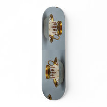20th century coffee cup and saucer, Germany Skate Board