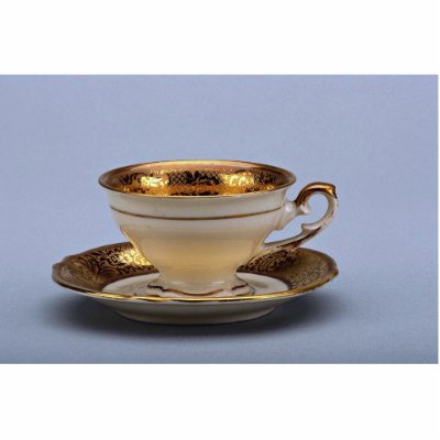 20th century coffee cup and saucer, Jaworzyna Sl., Acrylic Cut Out by inspirelove