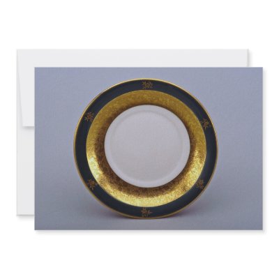20th century saucer, Jaworzyna Sl., Poland Personalized Invitations by inspirelove