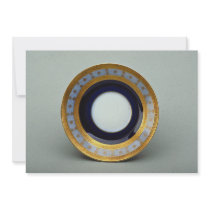 20th century saucer plate with inspiring design personalized invitations