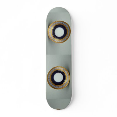 20th century saucer plate with inspiring design skateboard by inspirelove