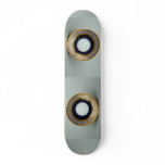 20th century saucer plate with inspiring design skateboard