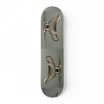 20th century silver plated sauce boat, Canada Skate Deck by inspirelove