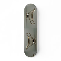 20th century silver plated sauce boat, Canada Skate Deck