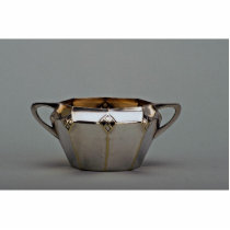 20th century silver plated sugar bowl, Canada Photo Cutout