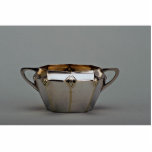 20th century silver plated sugar bowl, Canada Photo Cutout