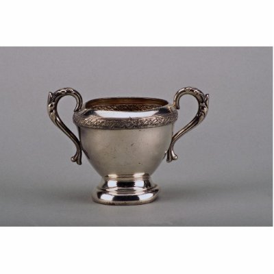 20th century silver plated sugar bowl, Canada Photo Cutout by inspirelove