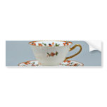 20th century tea cup and saucer, Bavaria, Germany Bumper Sticker