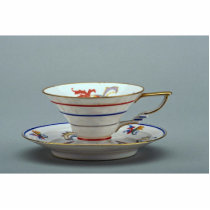 20th century tea cup and saucer, Germany Photo Sculpture
