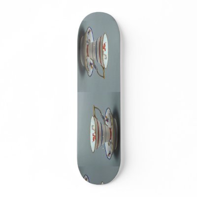 20th century tea cup and saucer, Germany Skate Deck by inspirelove