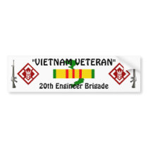 20th Engineer Brigade bumper sticker